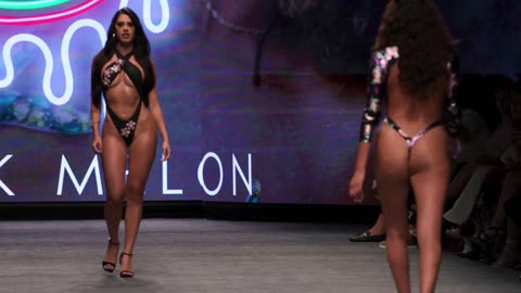 Vanessa Bedoya in Tight Swimsuit Fashion Show for Vanessa Bedoya