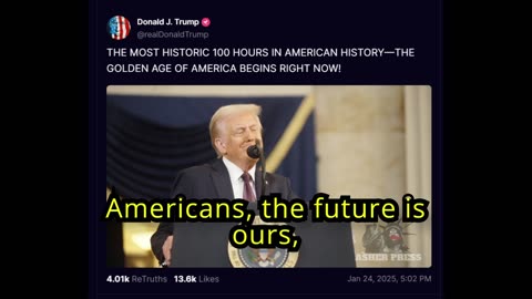 DONALD TRUMP: THE GOLDEN AGE OF AMERICA BEGINS RIGHT NOW!