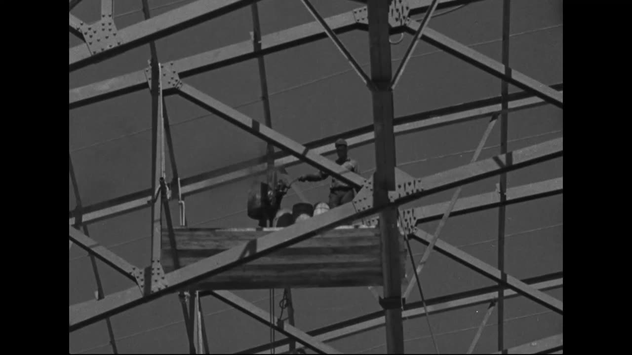 Library Stock Shot #625 (Original Black & White Film)