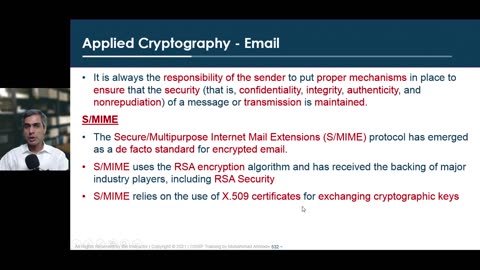 103 - Domain 3 - 36 and 37 Applied Cryptography