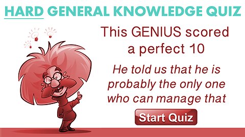 HARD General Knowledge Quiz