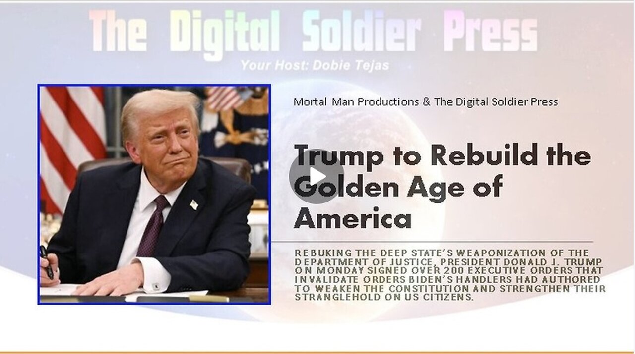 President Trump to Rebuild the Golden Age of America