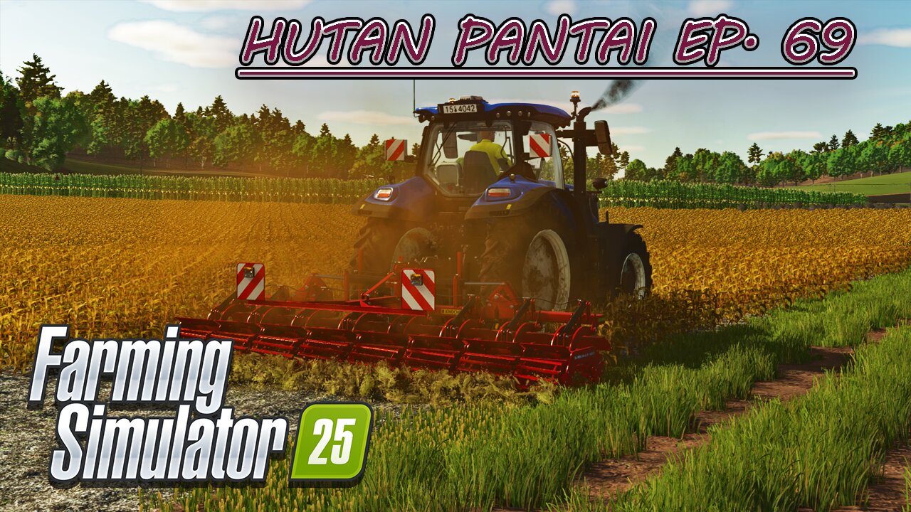 Spreading Lime & Fertilizer. Mulching. | HUTAN PANTAI EP. 69 | Farming Simulator 25