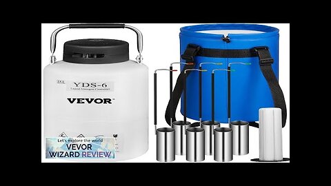 VEVOR Liquid Nitrogen Tank 6L Aluminum Alloy Liquid Nitrogen Dewar Static Cryogenic Review