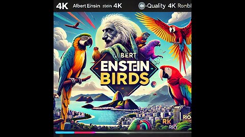 •Albert Einstein Birds🧐🧐🧐#Albert#Einstein#Birds#Animals#Lovebird#Rumbleshare