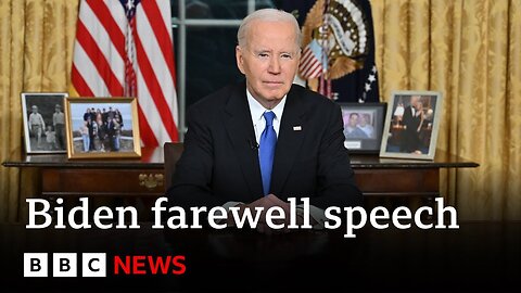 President Joe Biden warns of “dangerous” oligarchy taking shape in farewell speech | BBC News