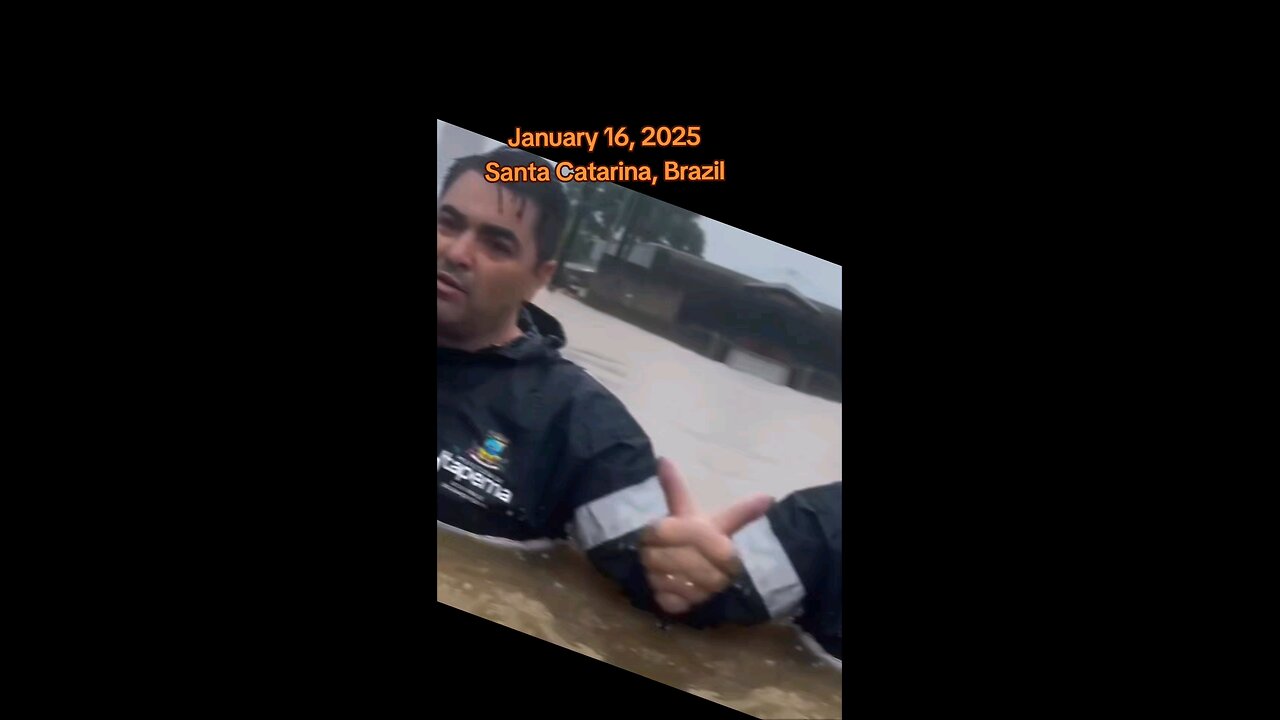 Brazilia #climate #flood #disaster January 16, 2025 #SantaCatarina, #Brazil