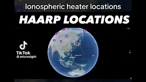 HAARP locations around the world.