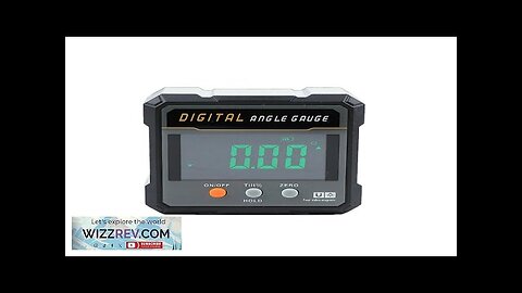 Digital Display Inclinometer 360 Degree Measurement High-Precision Relative Absolute Angle Review