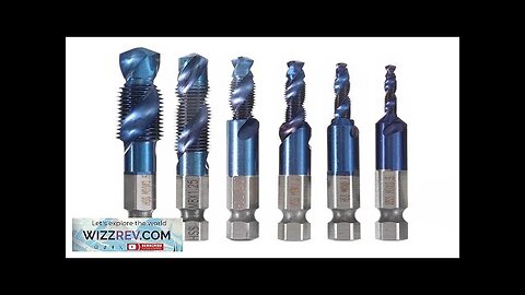 Drillpro 6pcs M3-M10 Combination Drill Tap Bit Set HSS 6542 Blue Nano Review