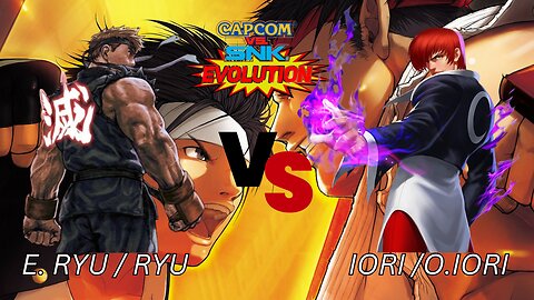 Ryu Vs. Iori - Ultimate Battle in Capcom vs. SNK Evolution