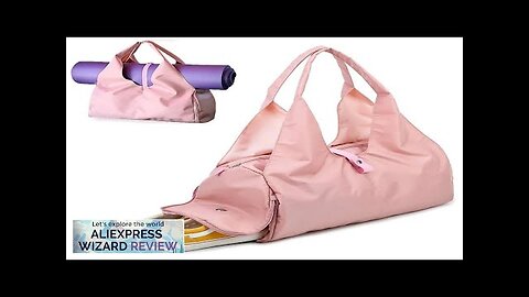 Yoga Mat Bag Gym Fitness Handbags for Women Men Training Sac De Review