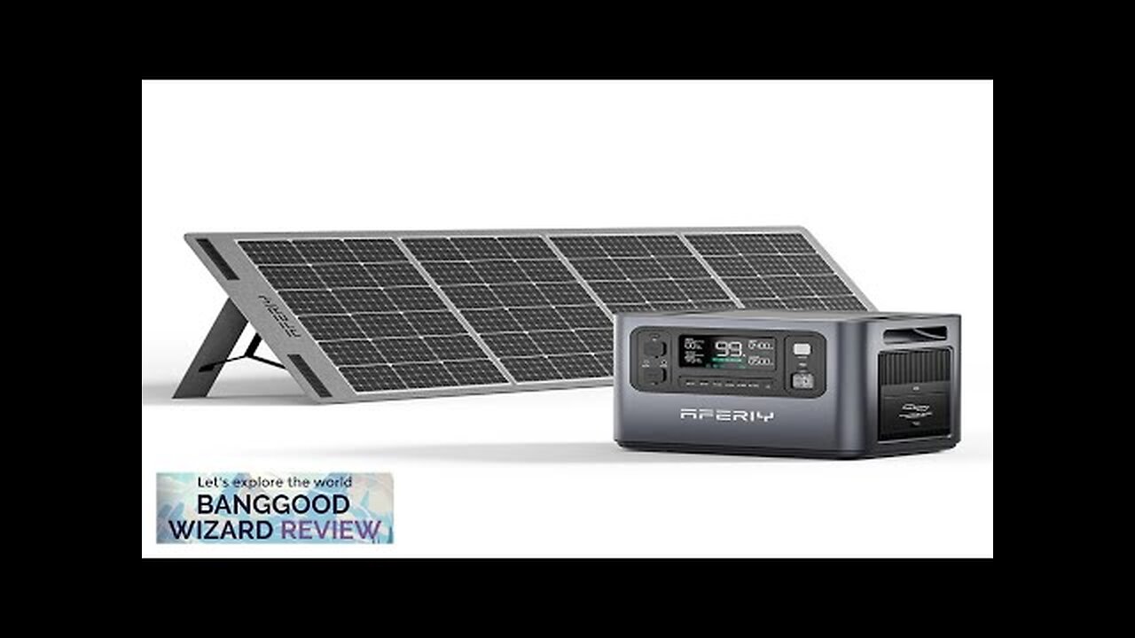 US Direct Aferiy P210 2400W 2048Wh Portable Power Station +1* S200 200W Review