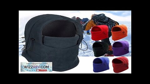 Fashion Winter Thermal Fleece Hat Winter Men Women Hats Hood Bike Windproof Review