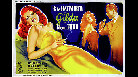 Gilda 1946 colorized (Rita Hayworth, Glenn Ford)