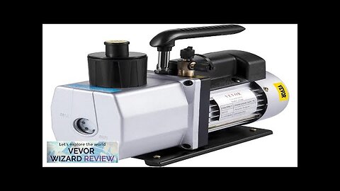 VEVOR Vacuum Pump 5 CFM Dual Stage Refrigerant Vacuum Pump 1/2 HP Review