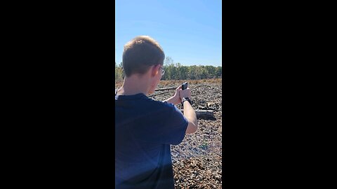 Riley shooting my LCP2 22.L