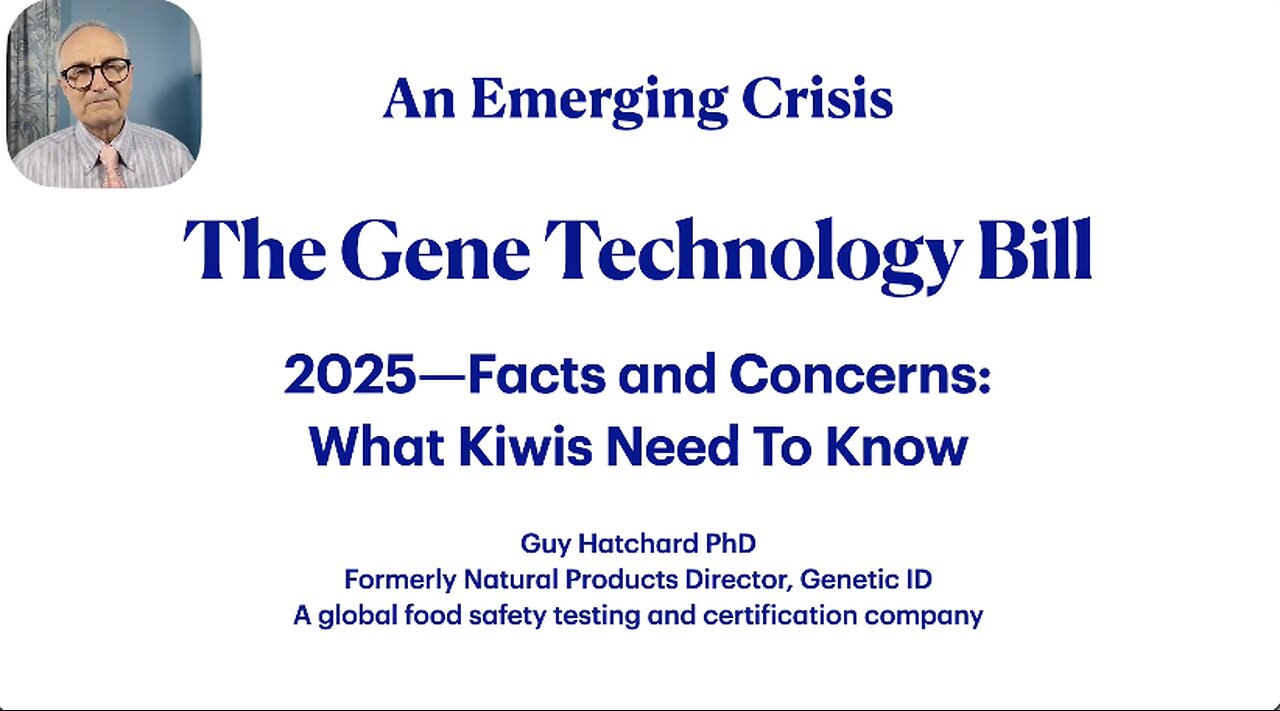 URGENT: The Gene Technology Bill: What Kiwis Need to Know