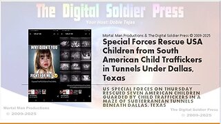 Special Forces Rescue Children From Traffickers Under Dallas Texas - Feb 14