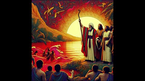 Exodus 7:1-25 The rod of Moses becomes a serpent before Pharaoh, all water becomes blood in Egypt.