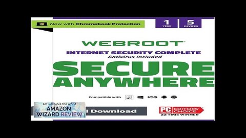 Webroot Internet Security Complete Antivirus Software 2024 5 Device Review