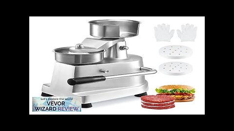 VEVOR Commercial Burger Patty Maker 100mm/4inch Hamburger Beef Patty Maker Heavy Duty Review