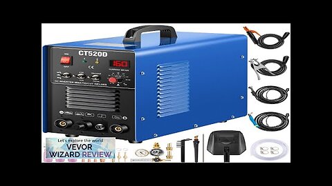 CT520D Plasma Cutter/TIG/Stick 3-in-1 Combo Welder 50A/200A 110/220V Review