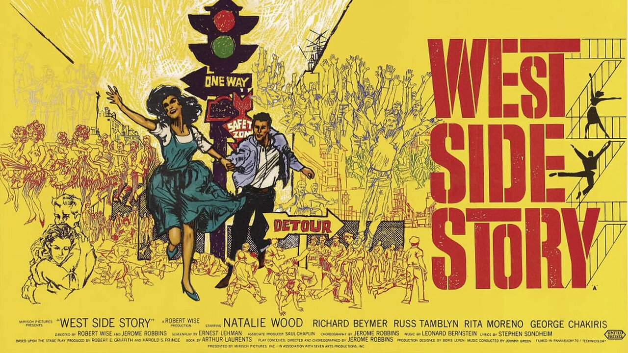 West Side Story (1961 Full Movie) | Musical/Romance | Natalie Wood, Richard Beymer, Russ Tamblyn, Rita Moreno, George Chakiris.