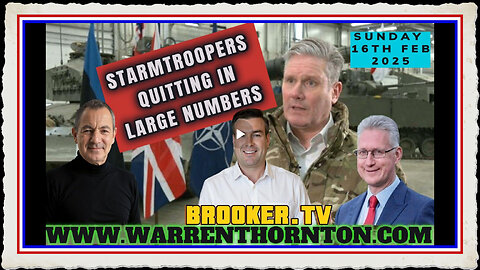 STARMTROOPERS QUITTING IN LARGE NUMBERS WITH WARREN THORNTON, PAUL BROOKER LEMBIT OPIK