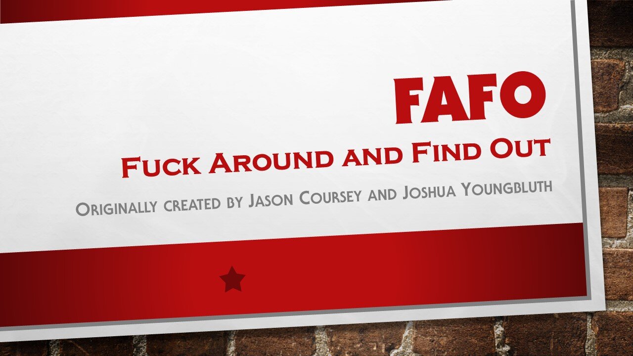 FAFO (Lyric Video)