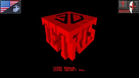 Standard Handheld Theater: "3D Tetris" (Nintendo Virtual Boy - 1996) [NA Only]