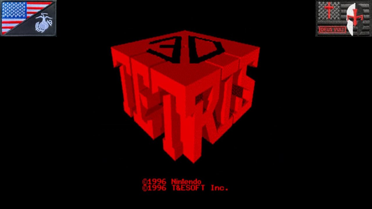 Standard Handheld Theater: "3D Tetris" (Nintendo Virtual Boy - 1996) [NA Only]