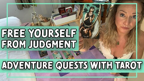 Adventure Quests with Tarot: Free Yourself from Judgment & Boost Self-Esteem | 8 of Swords