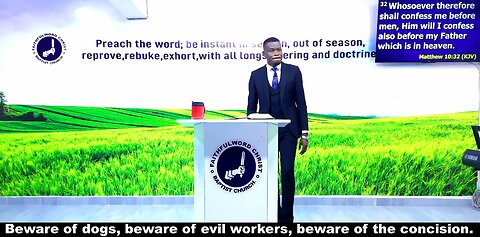 Beware of dogs, beware of evil workers, beware of the concision.