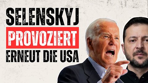 Selenskyj: Unverschämte Forderung verärgert wieder USA - Trump deckt die Wahrheit auf!