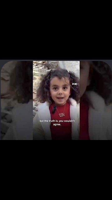 Palestinian child addresses Trump over his plan to 'take over' Gaza