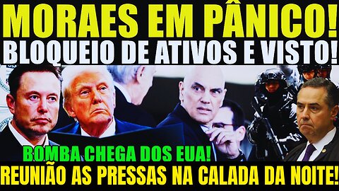 REUNIÃO AS PRESSAS NO PLANALTO!! BARROSO SOLTA BOMBA!! MORAES ABANDONADO!