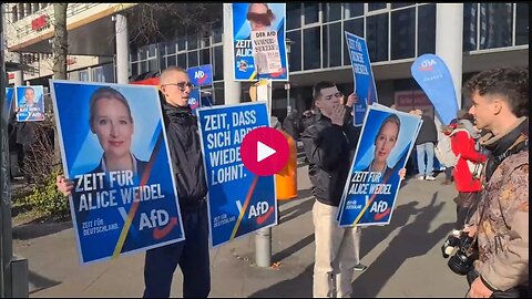 22.02.2025 Schlusskundgebung der AFD zur BT Wahl in Hohenschönhausen - Berlin