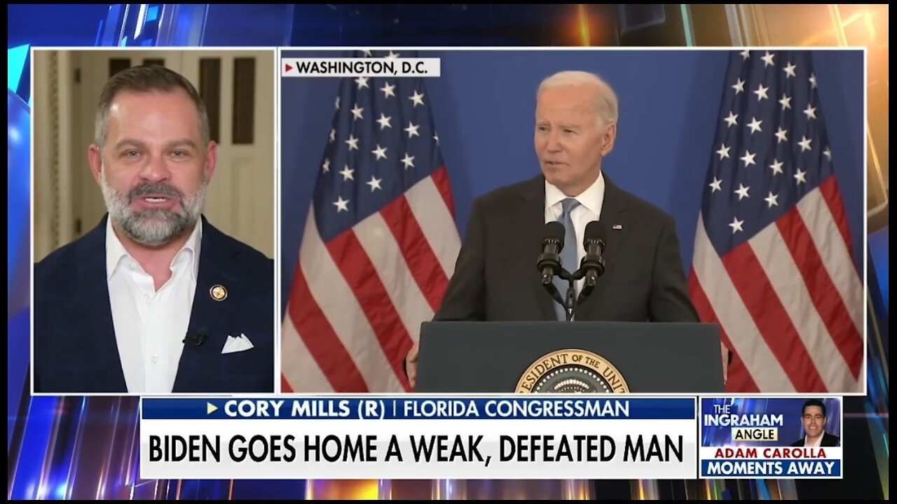 Rep Cory Mills: Biden's Cognitive Decline is Increasing Everyday