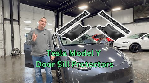 5-Minute Tesla Model Y Door Sill Protector Hack for Busy Owners!