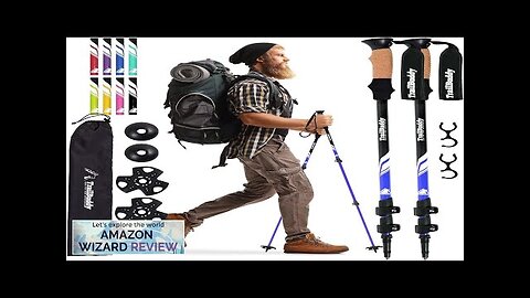 TrailBuddy Trekking Poles Lightweight Collapsible Hiking Poles for Backpacking Gear Review