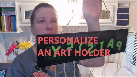 RECYCLED CUSTOM PHOTO / NOTE / ART HOLDER - EASY CRAFT DIY