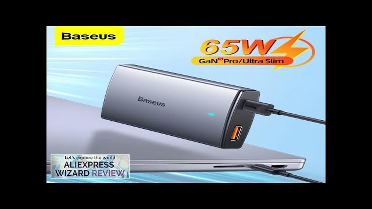 Baseus 65W GaN 5 Pro USB C Charger Quick Charge QC 4.0 Review