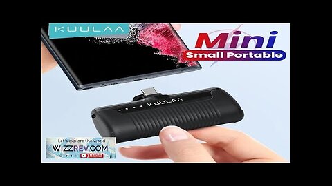 KUULAA KL-YD47 Mini 4500mAh Built-in Type-C Plug Emergency Power Bank External Battery Review