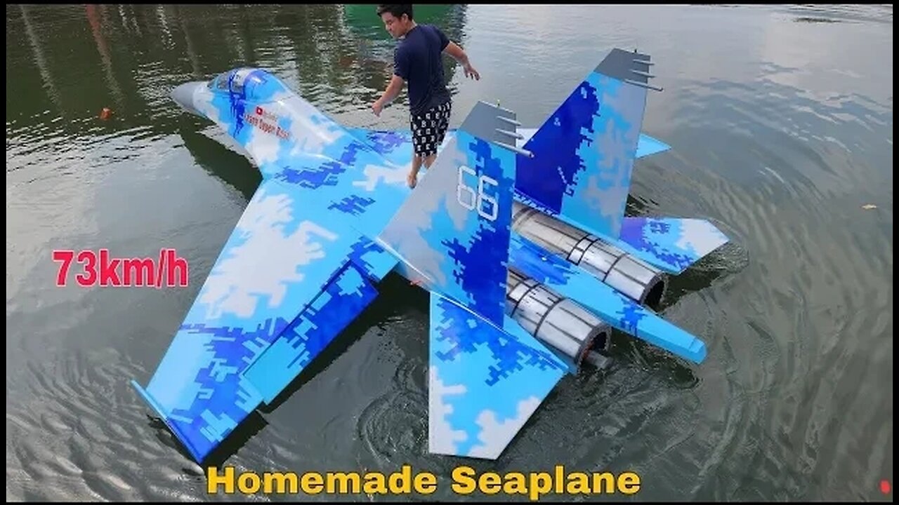 I Successfully Created an SU 35 Fighter to Move on Water