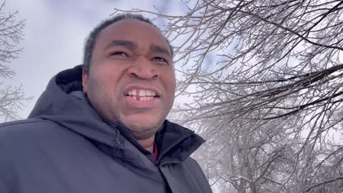 Cam goes sledding with his sister and nieces