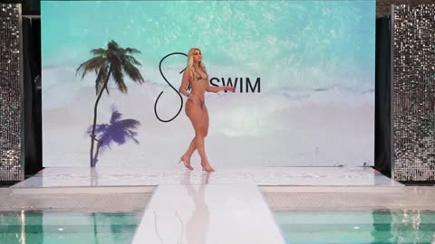 Karen Rodriguez 🌊 Slow Motion | New York Swim 👙 Nude 18 Hot 💫👙 Swim Look Bikini Run Video