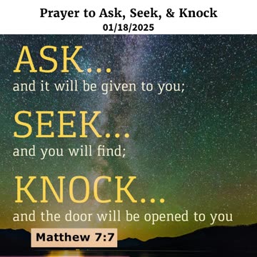 Prayer to Ask, Seek, & Knock #youtubeshorts #love #grace #inspiration #jesus #mercy #bless #trust