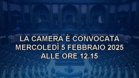 Roma - Camera - 19° Legislatura - 422° seduta (05.02.25)