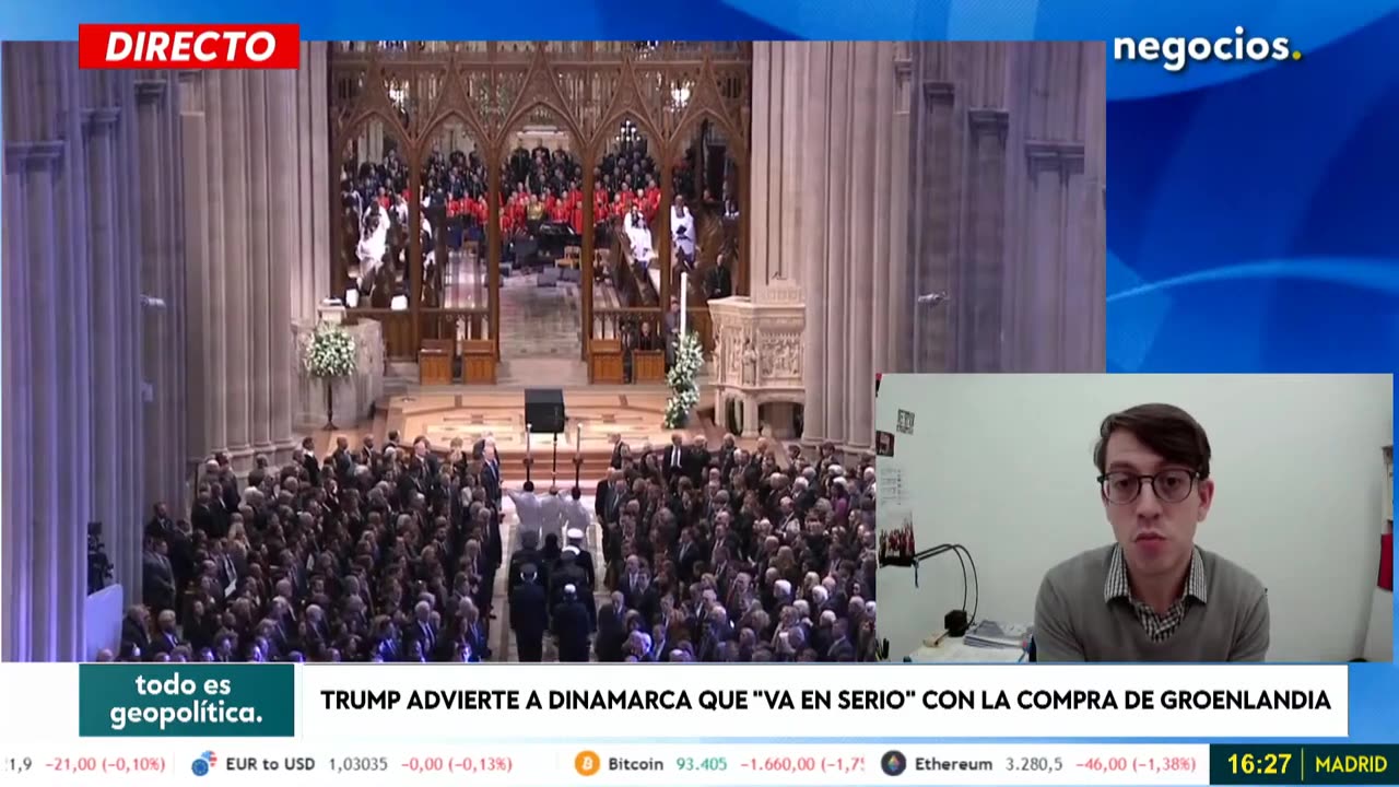 DE CASTRO: "La OTAN está en peligro. Las ansias expansionistas de Trump no van a traer nada bueno"